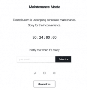 Maintenance-mode-website