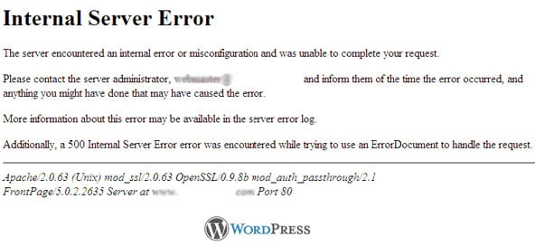 500-internal-server-error-wordpress